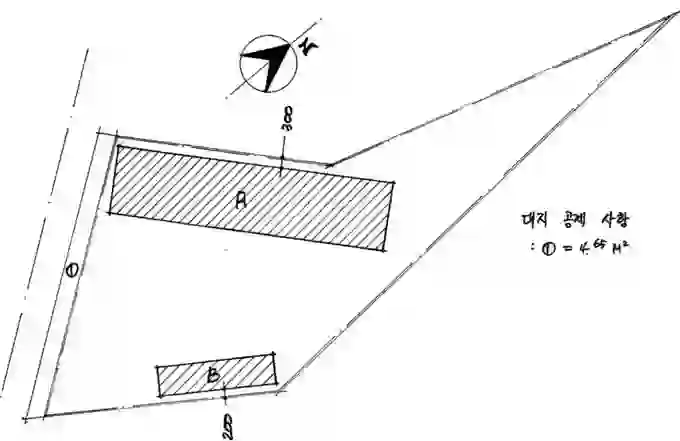 산격동 1186-88 배치도 이미지